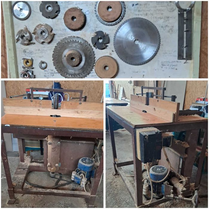 Vand atelier de tamplarie ( masini, scule , unelte, accesorii )