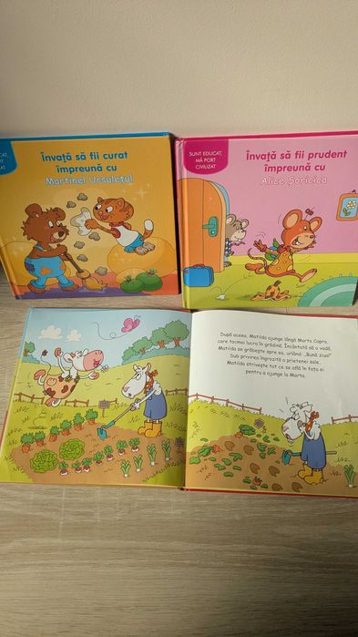Set de 3 cărți din categoria Sunt educat, Ma port civilizat: Învață să fii curat cu Martinel,