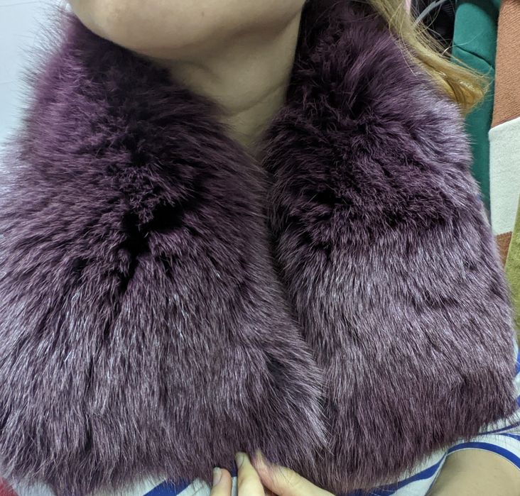 Воротник из искусственного меха