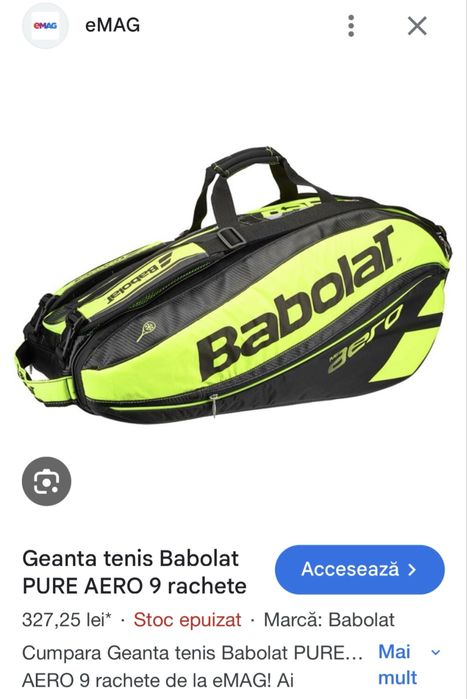 Geanta tenis Babolat Aero 9 rachete