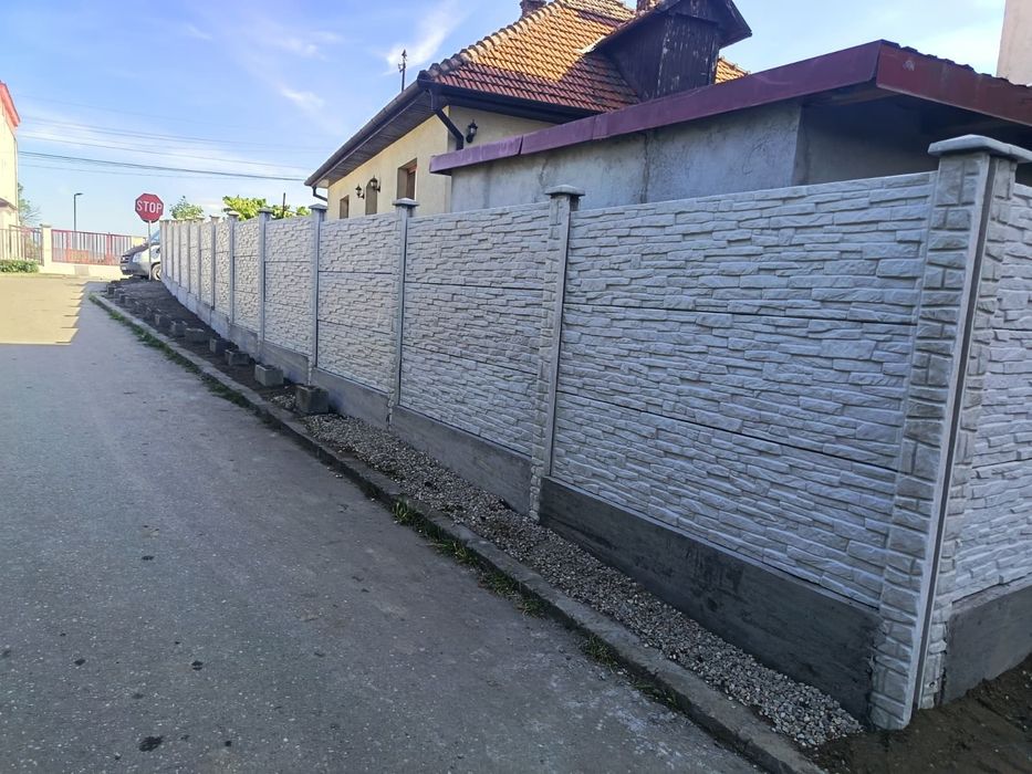 Garduri ornamentale de beton.