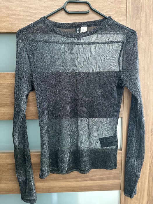 Bluza din plasa transparent H&m