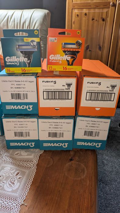 Gillette Fusion 5, Fusion 5 Power , Mach 3. Намаления за покупка на едро.