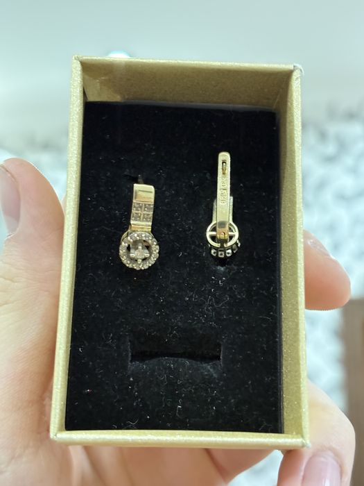 Сережки золотые