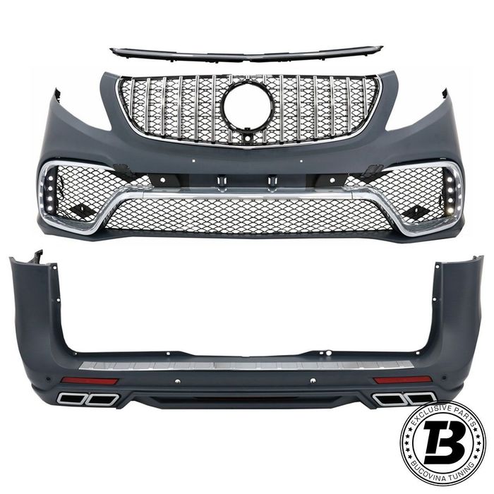 Pachet Exterior compatibil cu Mercedes V Class W447 AMG Design