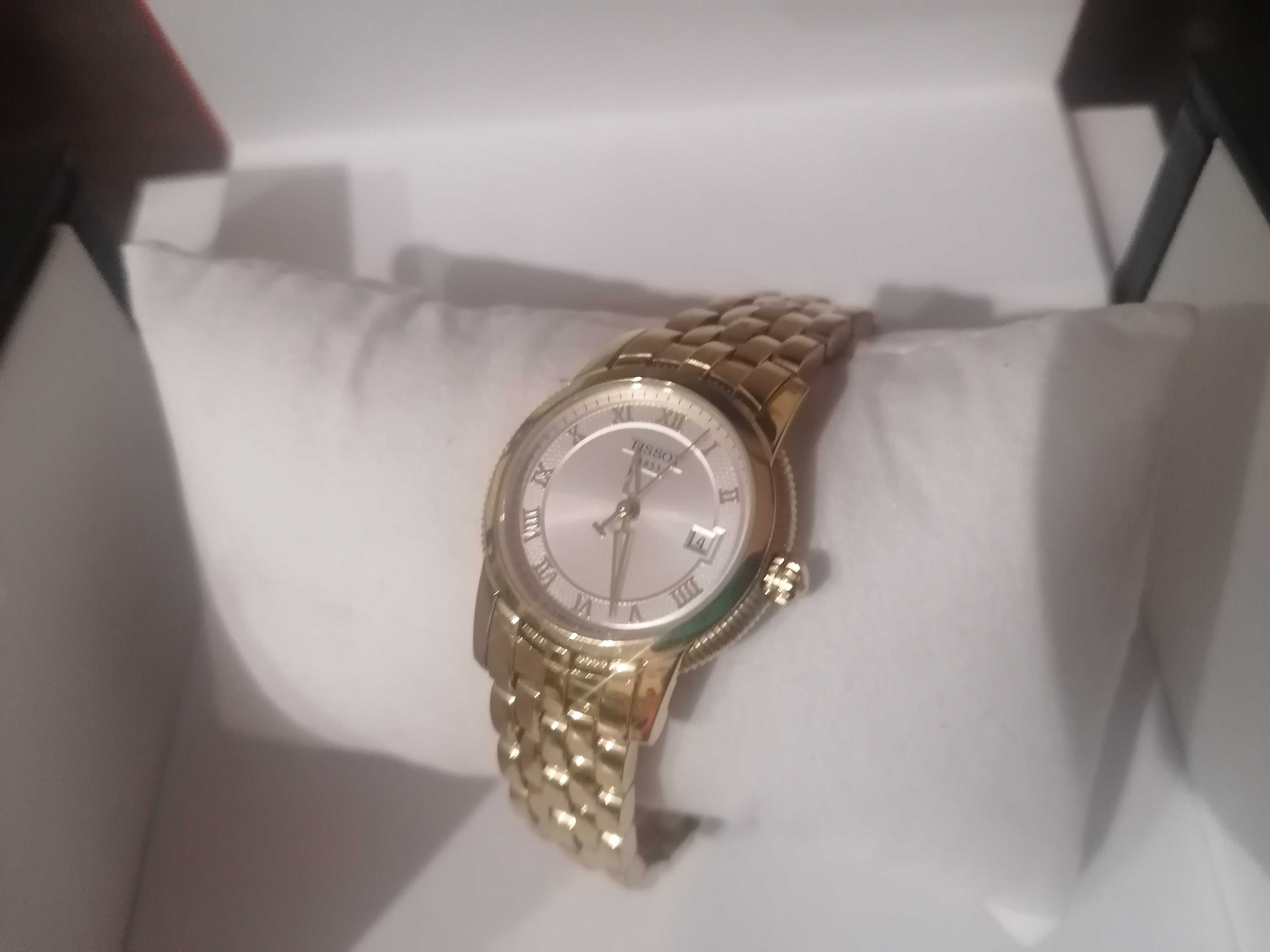 Vand ceas dama auriu original Tissot T033.210.33.111.00 Bucuresti