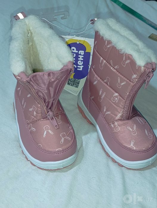 Зимние не Резиновые EVA сапожки девочки етик сапоги дутики не уги UGG
