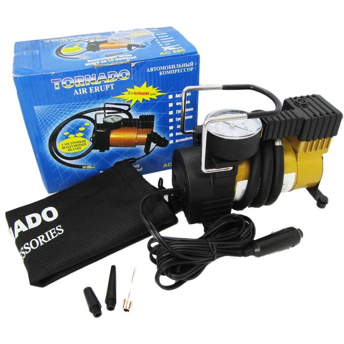 Насос автомобильный электрический Tornado AC-580