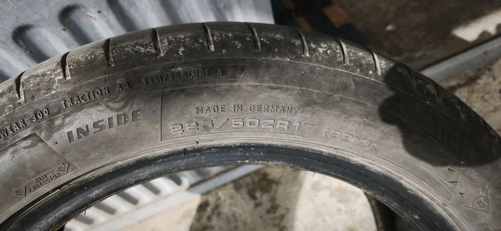 4 бр. летни гуми 225 50 17 хl Dunlop