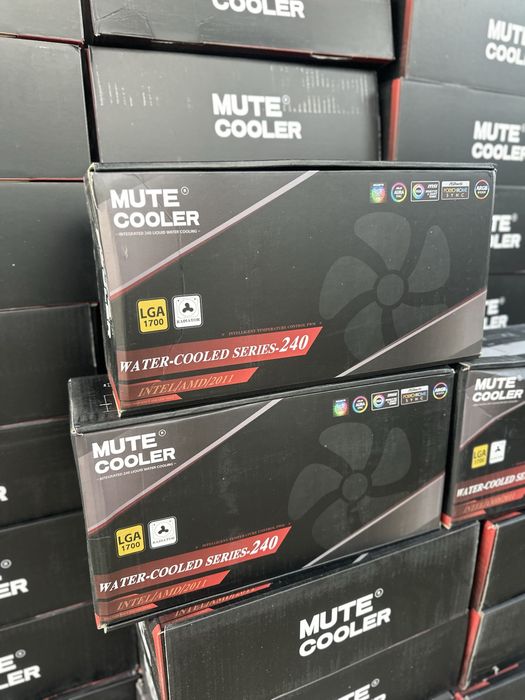 Водяное охлаждение MUTE COOLER L240 ( белые ) ARGB