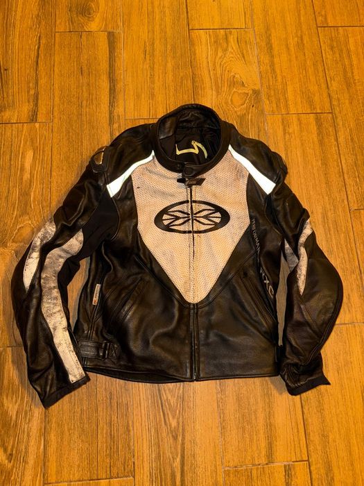 Geaca moto  piele ixs mărimea 56