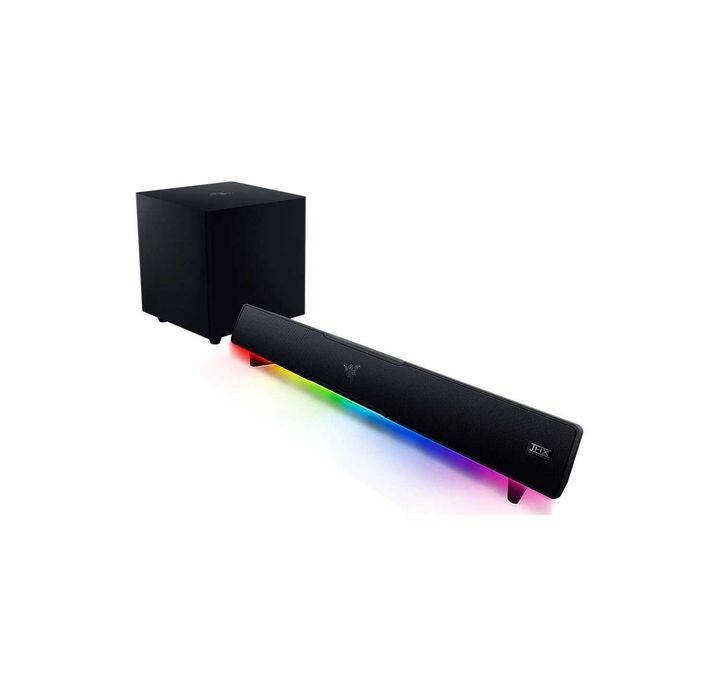 ^ Игровые Колонки  RAZER LEVITHAN - BT Soundbar