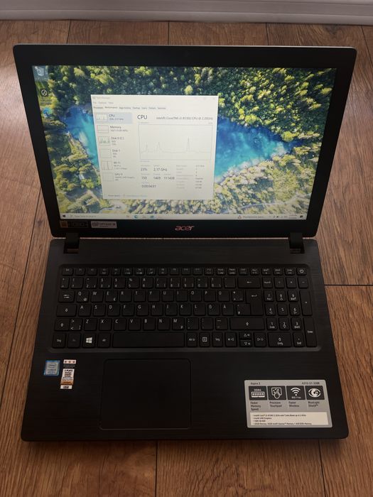 Acer aspire 3 i3 gen8 ssd 256gb samsung 12gb ram
