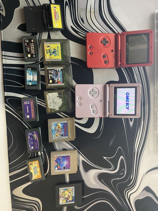 GAMEBOY Advance SP 2 console +  12 jocuri