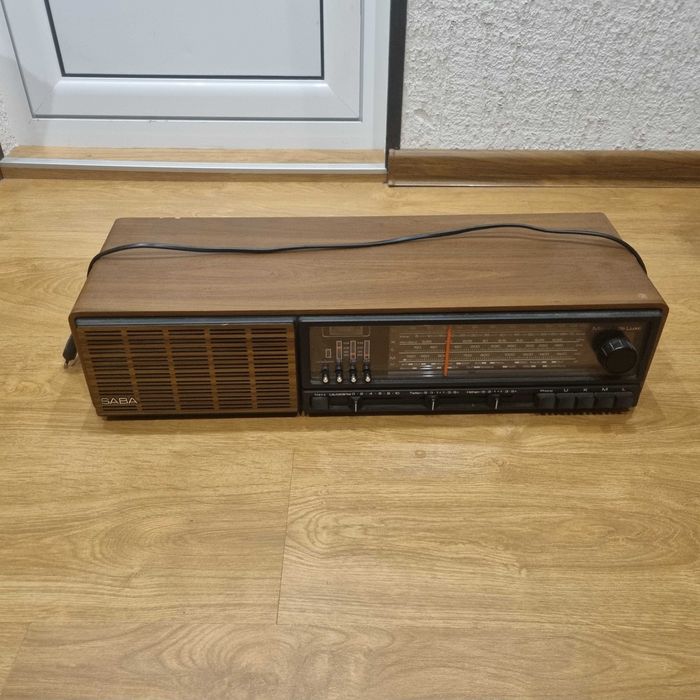 Лампово ретро радио SABA Mainau P – работи отлично, свети, Западна Г.