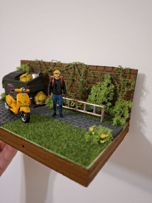 Diorama realizată manual scara 1 .43