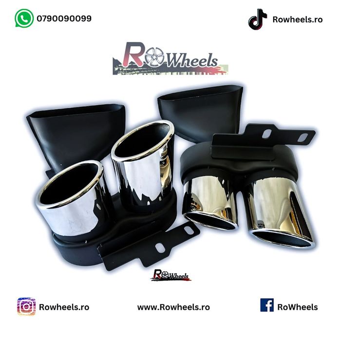 Ornamente tobe Tips evacuare tobe toba auto sport AUDI A3 A4 A5 A6 A7 A8 Q3 Q5 C8