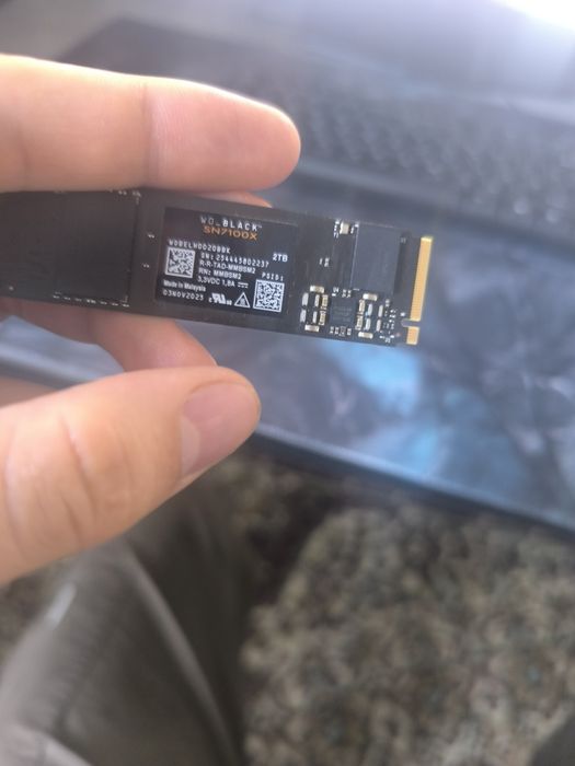 Ssd nvme m2 2tb WD black