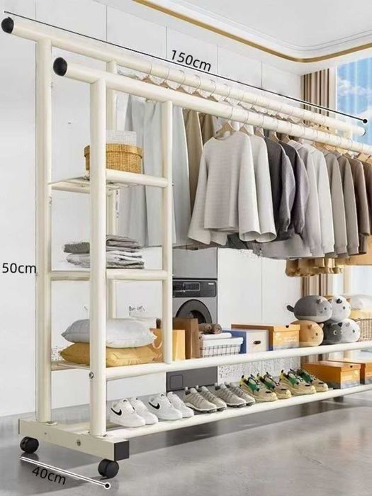 Металлическая вешалка для одежды Полка для обуви Вешалка Гардероб