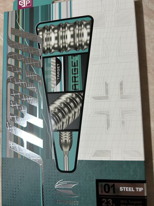 Sageti Darts cu vârf de oțel Target Hydro 01 Swiss Point 90% - 23 grame