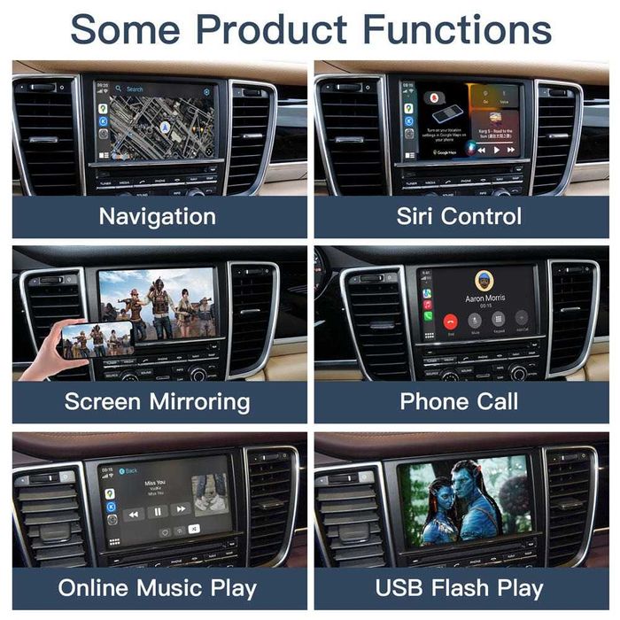 Apple CarPlay Android Auto Porsche PCM 3.1 Инсталация безжичен Карплей