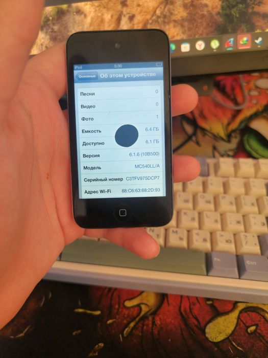 Ipid touch 4 с пятном