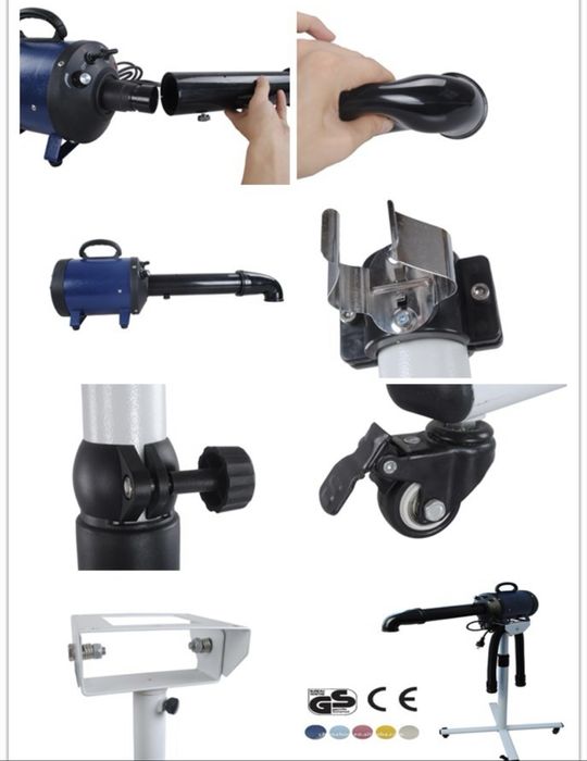 Uscator Profesional cu picior mobil pentru animale de companie