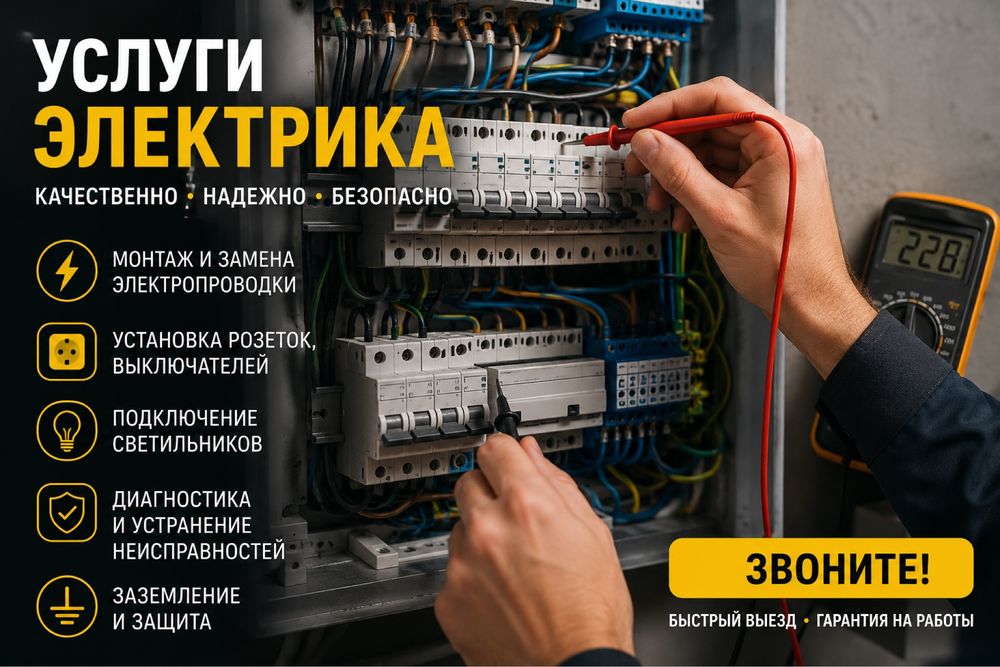 Услуги электрика