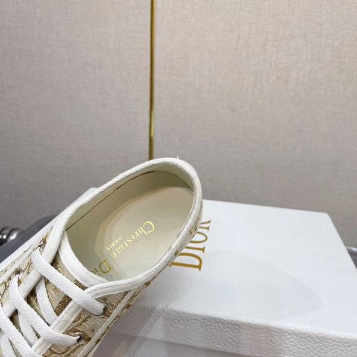 Adidasi tenisi Christian Dior Walk'n'Dior gold, marimi 35-40, Premium