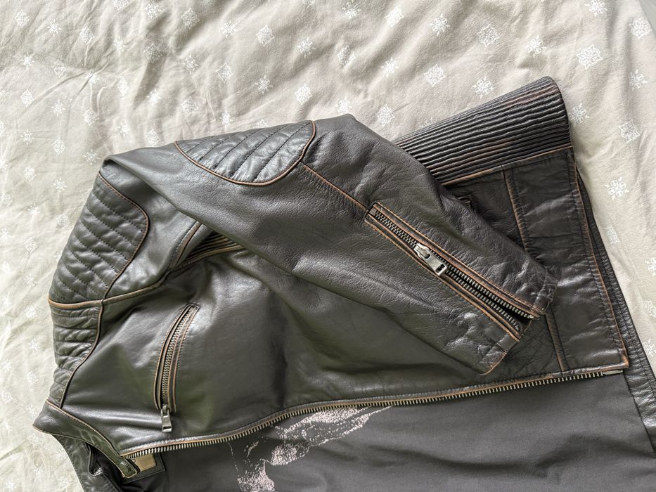 Geaca piele barbat marime M Wilson vintage usa