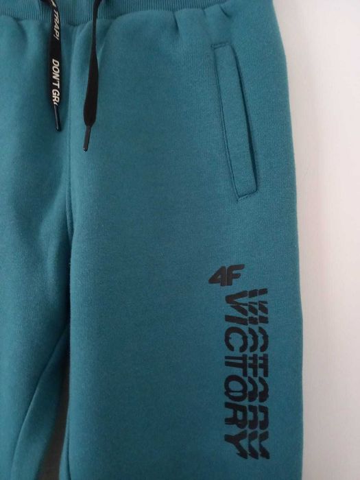 Pantaloni jogger de molton pentru băieți 4f