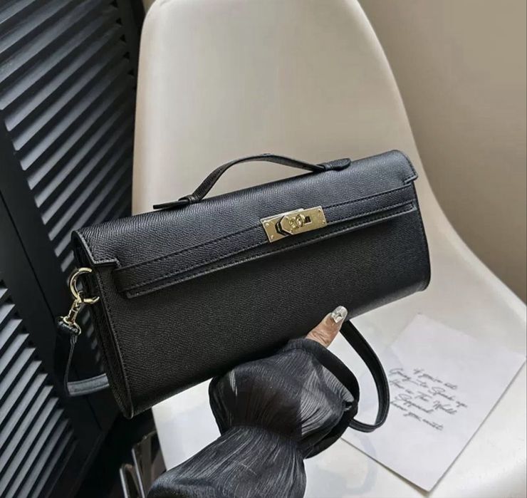 клатч из искусственной кожи