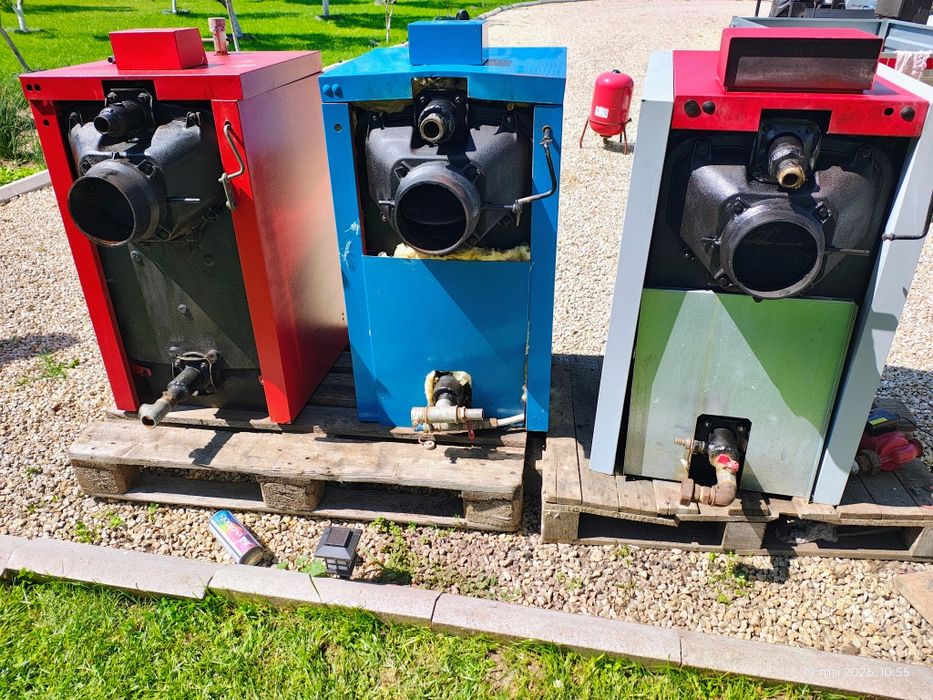 Centrale fontă 18-45 kw lemn cocs petrolier