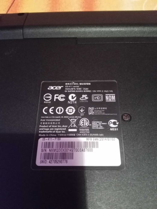 Acer Aspire E5-411