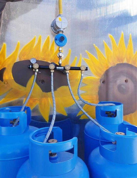 Centralina GPL 4 butelii cu racorduri incluse Tecnogas