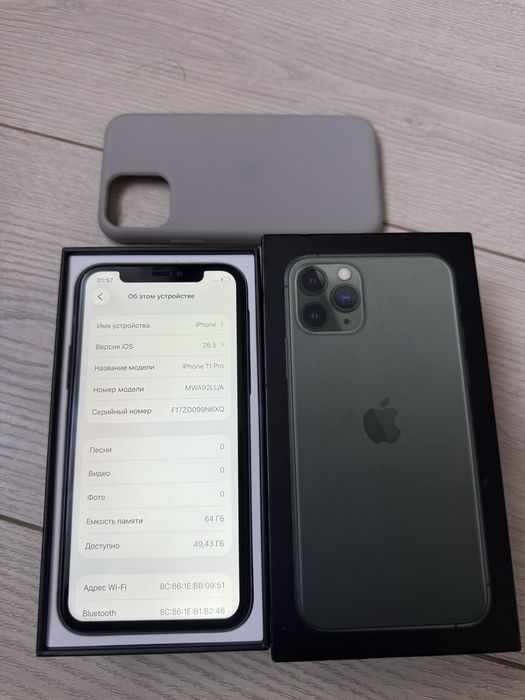 iPhone 11 Pro 64GB.Идеал! 10/10.