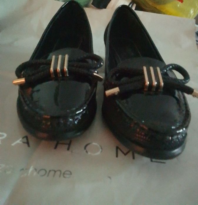 Лаковые туфли типа Лоферы