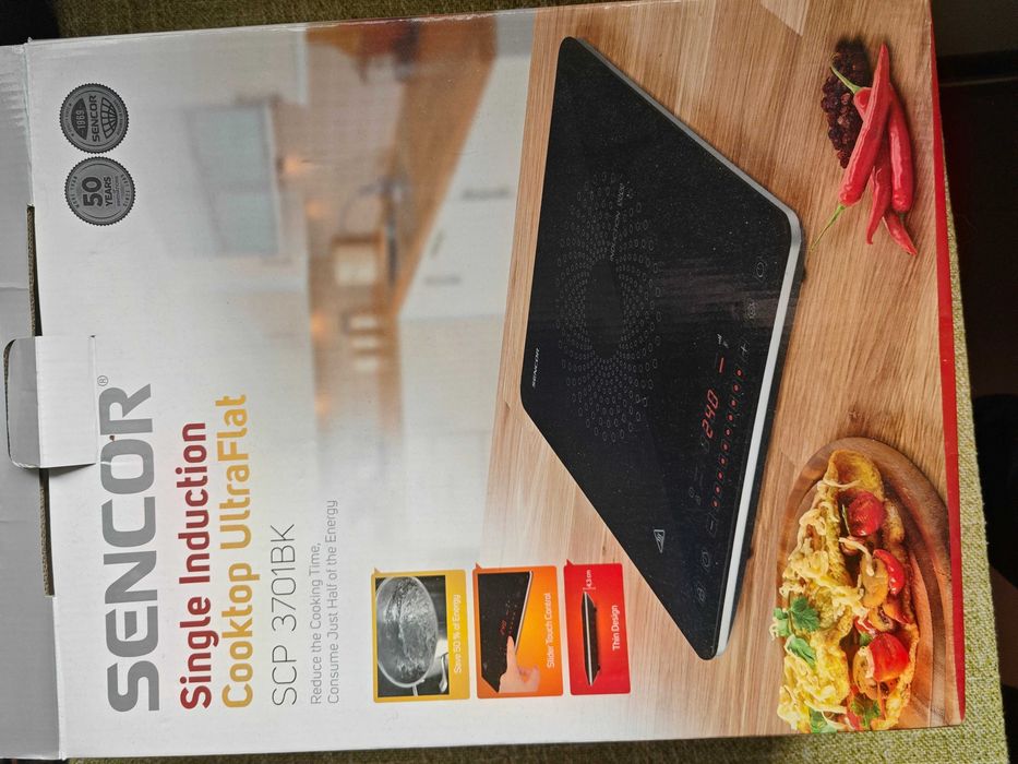 Индукционен котлон Sencor Ultra Flat SCP 3701BK