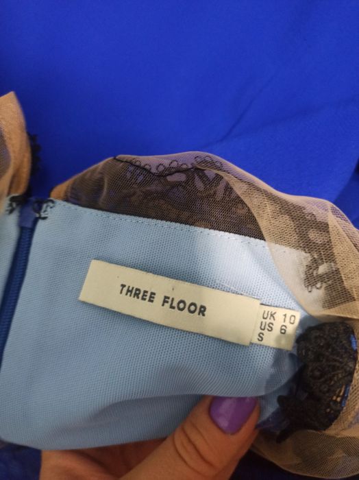 Rochie Ocazie/Nunta/Botez Three Floor ASOS Albastra Mărimea 36/S