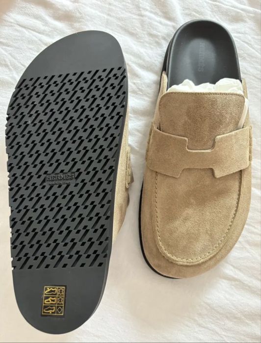 Дамски чехли Hermes Go Mule