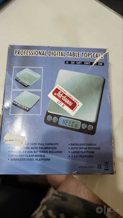 Высокоточные настольные электронные весы Professional Digital Table
