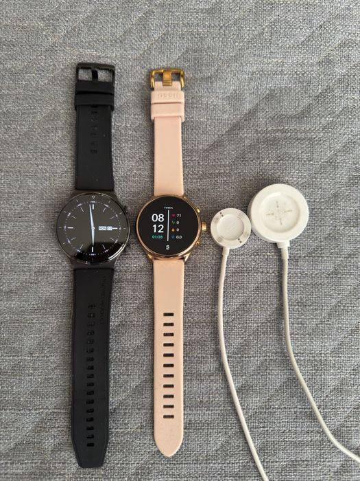Часовник huawei gt2 pro и fossil gen6 wellness