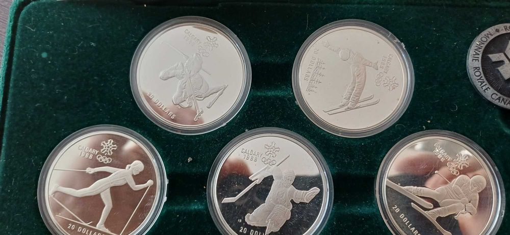 Сребърни монети - Олимпийски игри Калгари 1988 година