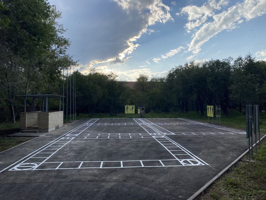 Разметка дорог,покраска