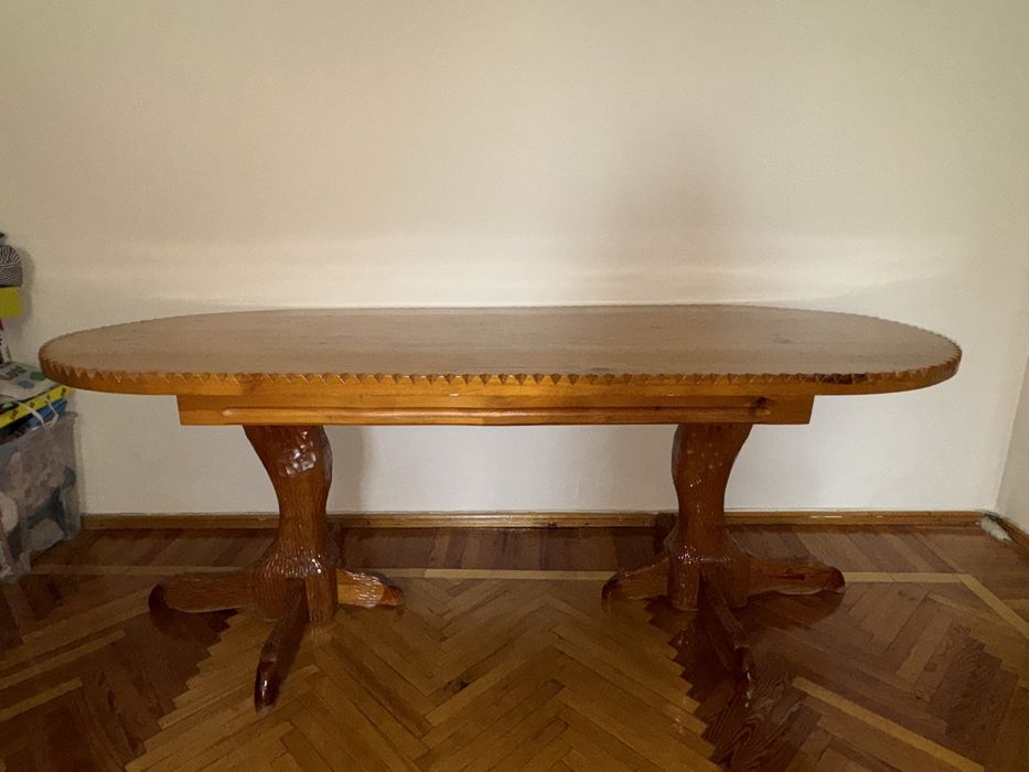 Длинный Деревянный стол, 1990 года