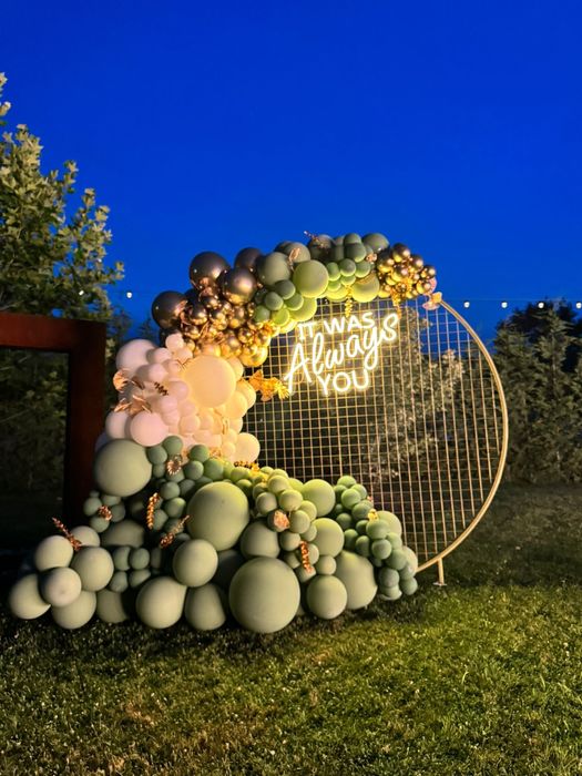 Litere volumetrice luminoase 150 LEI, evenimente, litere luminoase