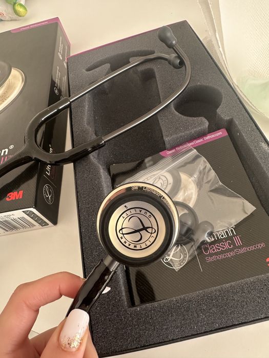Stetoscop Littmann 3 clasic sampanie