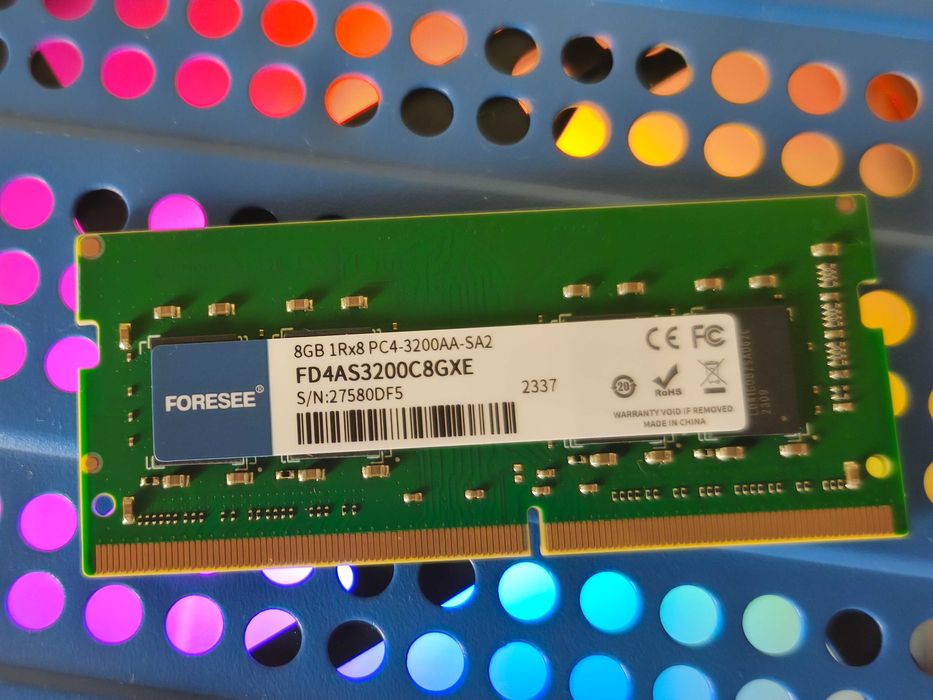 две оперативки SO-DIMM DDR4 3200 2x8 16Гб