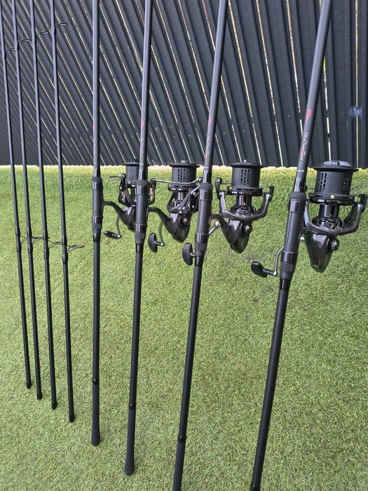 Set 4 Lansete UltraTeam 3.9m + 4 Mulinete VNQ Titans 14000