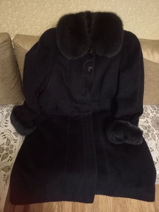 Пальто зимнее лама